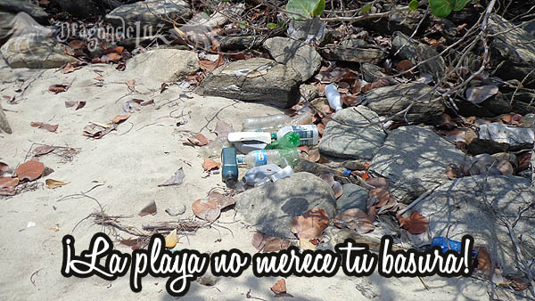 la playa no merece tu basura